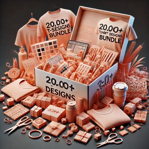 20,000+ T-Shirt Designs Bundle: Premium Graphics for Every Style and Occasion!